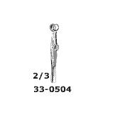 AYER CHALAZION FORCEPS WITH SET SCREW